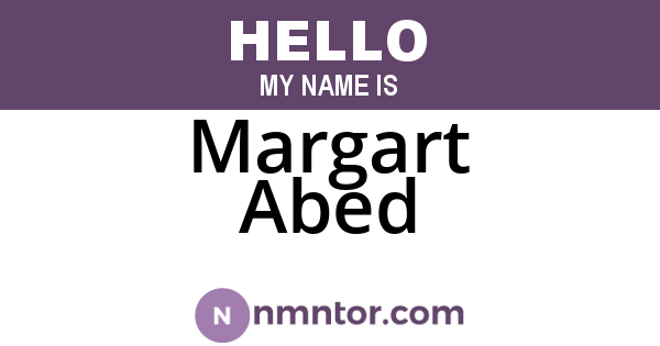 Margart Abed