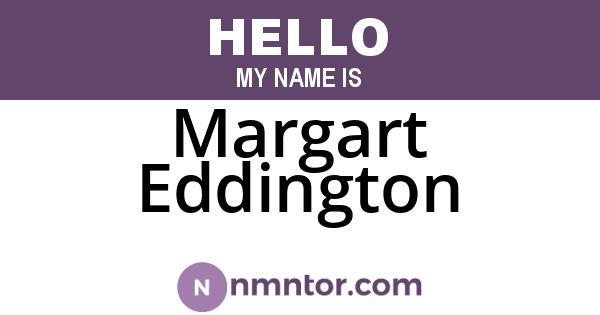 Margart Eddington
