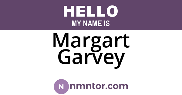 Margart Garvey