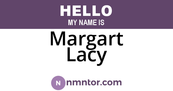 Margart Lacy