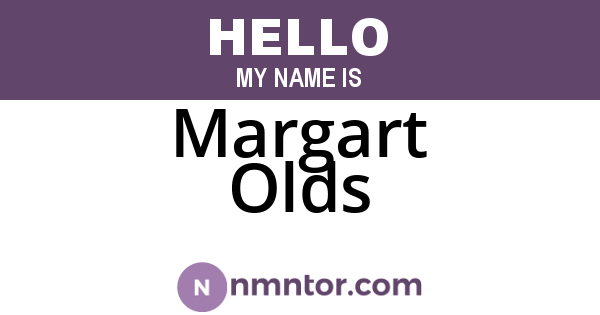 Margart Olds