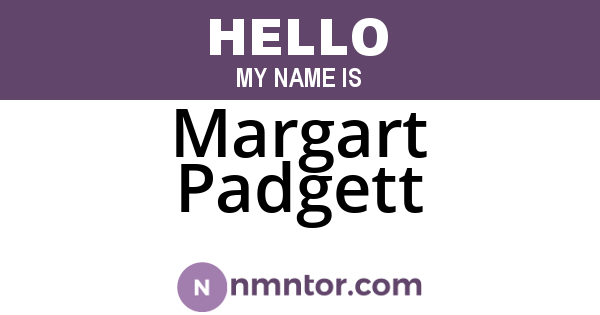 Margart Padgett