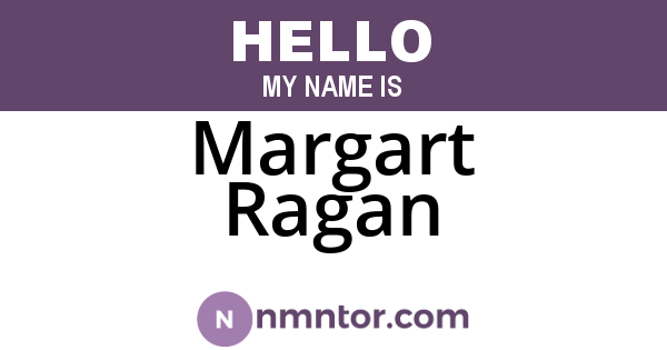 Margart Ragan