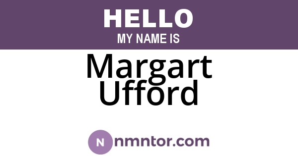 Margart Ufford