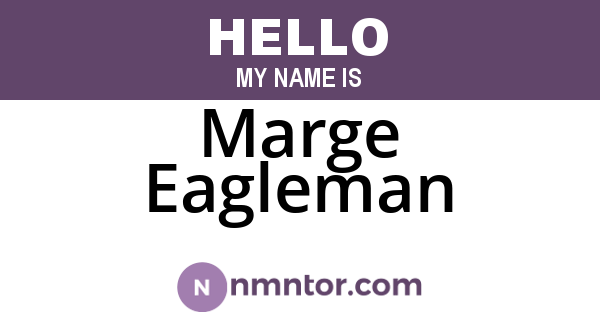 Marge Eagleman