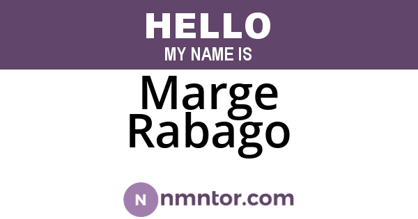 Marge Rabago