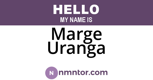 Marge Uranga