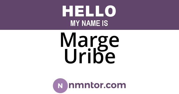 Marge Uribe