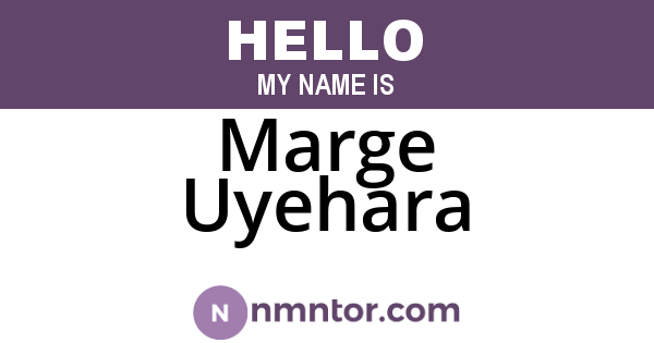 Marge Uyehara