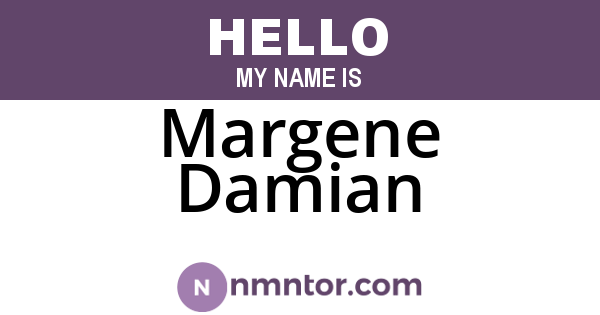 Margene Damian