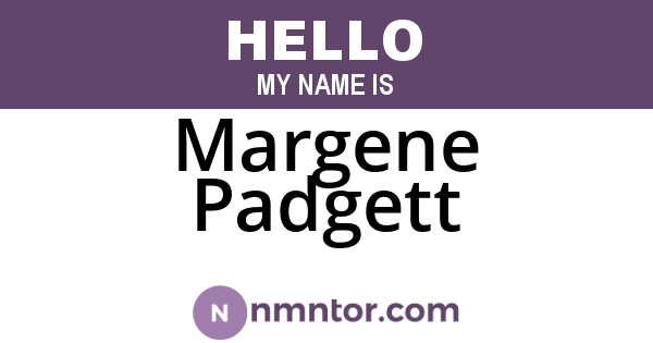 Margene Padgett