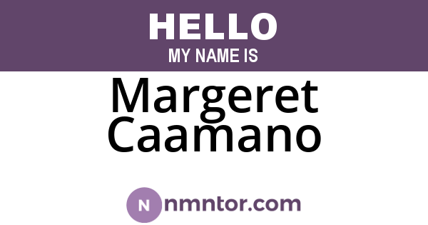 Margeret Caamano