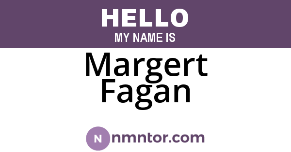 Margert Fagan