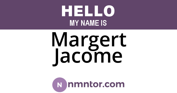 Margert Jacome