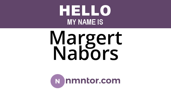 Margert Nabors