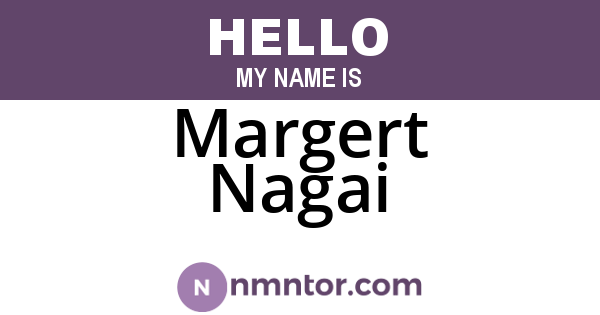 Margert Nagai