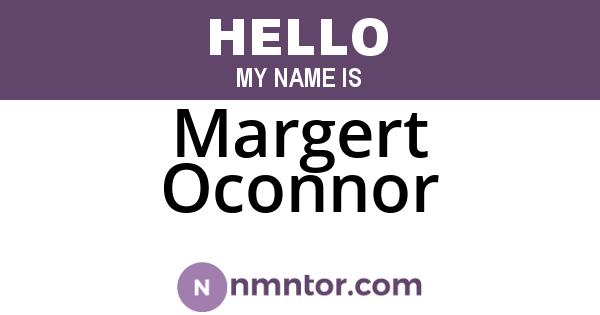 Margert Oconnor