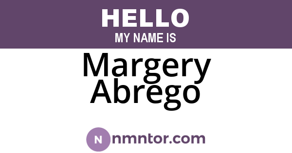 Margery Abrego