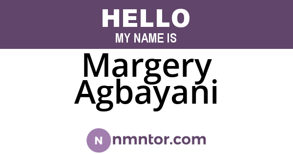 Margery Agbayani