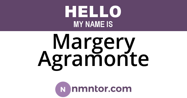 Margery Agramonte