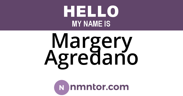 Margery Agredano