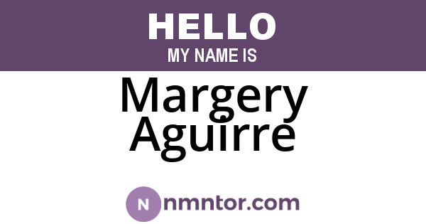Margery Aguirre