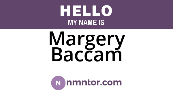 Margery Baccam