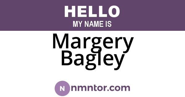 Margery Bagley