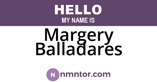 Margery Balladares