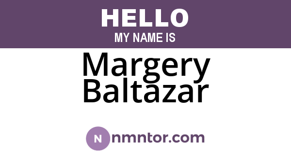 Margery Baltazar