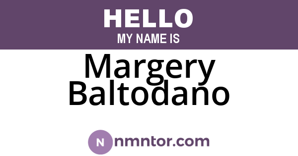 Margery Baltodano