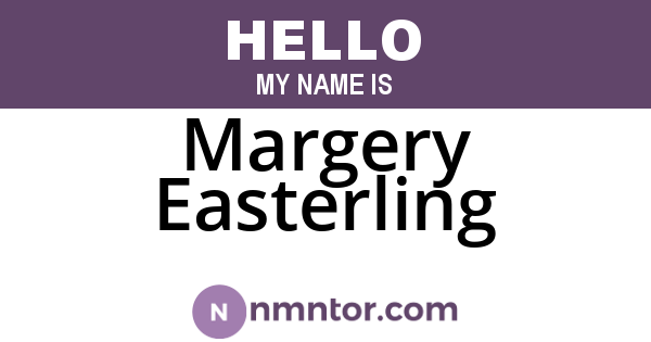 Margery Easterling