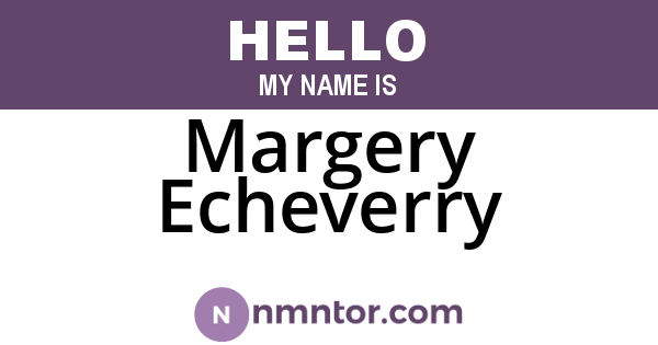 Margery Echeverry