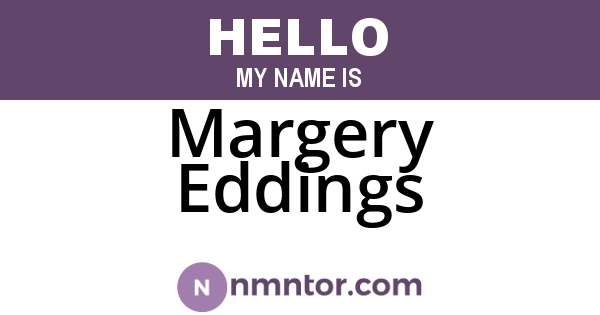 Margery Eddings