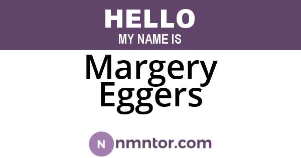 Margery Eggers