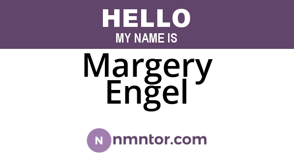 Margery Engel