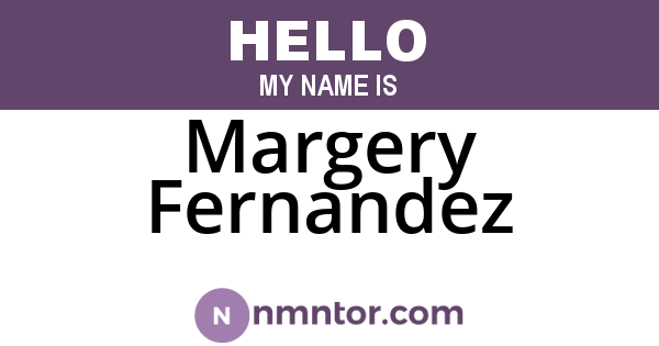 Margery Fernandez