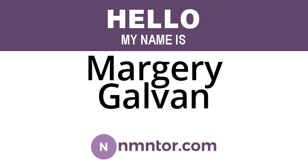 Margery Galvan