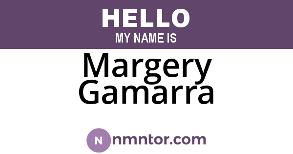 Margery Gamarra