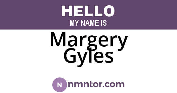 Margery Gyles
