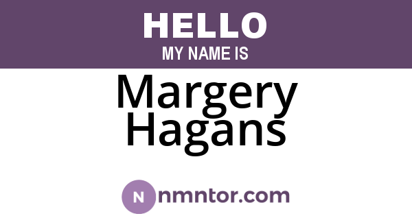 Margery Hagans
