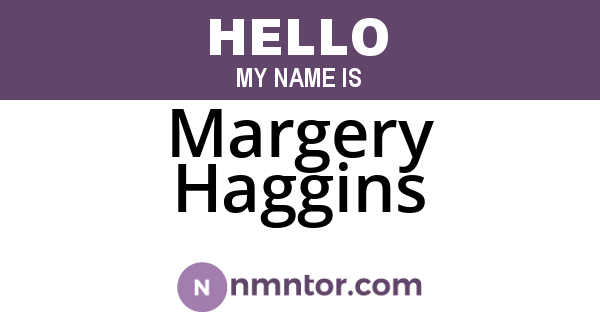 Margery Haggins