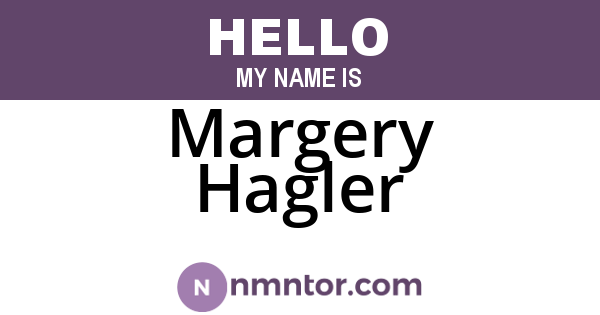 Margery Hagler