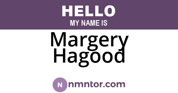 Margery Hagood