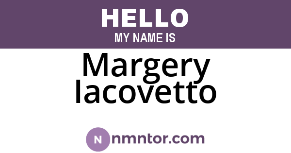 Margery Iacovetto
