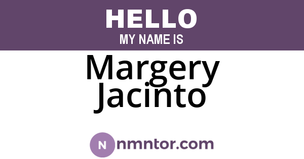Margery Jacinto