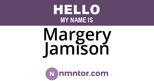 Margery Jamison