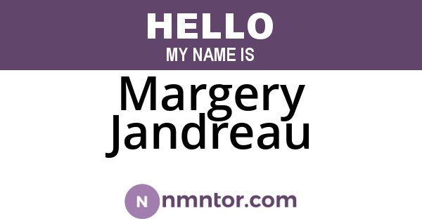 Margery Jandreau