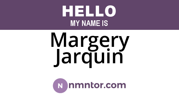 Margery Jarquin