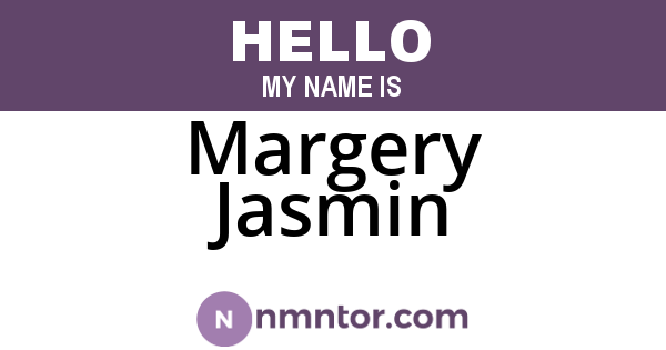 Margery Jasmin